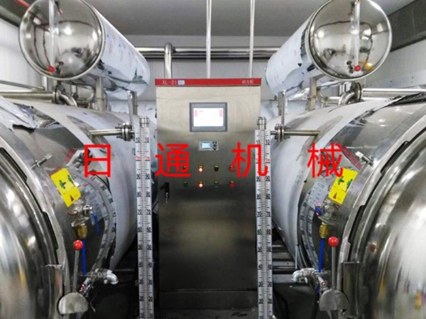 全自動(dòng)雙鍋并聯(lián)粽子殺菌鍋