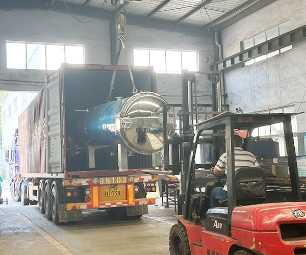 水浴殺菌鍋發(fā)貨-國(guó)外南非